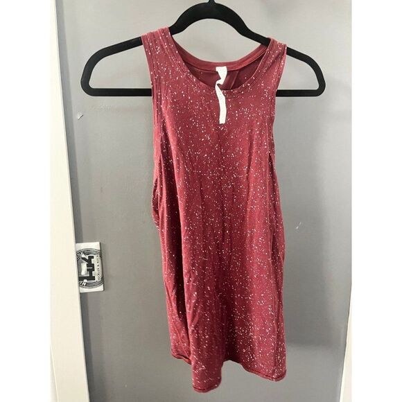 Lululemon size 4 all tied up burgundy red paint splatter - Picture 4 of 4
